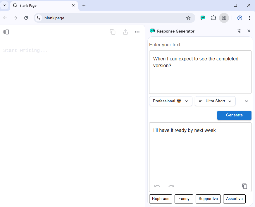 AI Response Generator